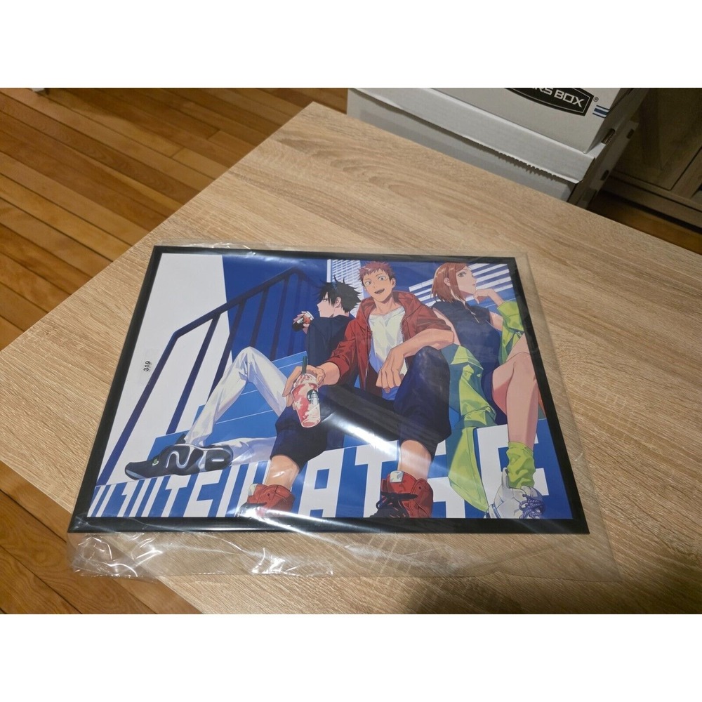 Jujutsu Kaisen Framed Wall Art Yuji Megumi Nobara Anime Poster Black Frame